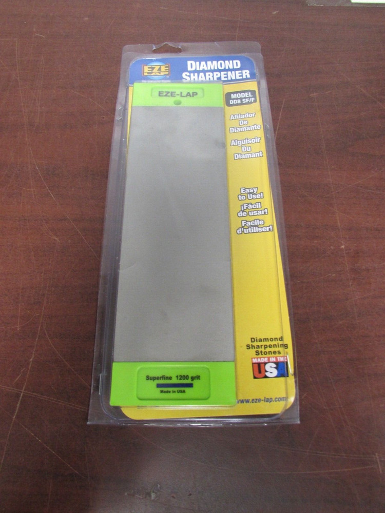 DIAMOND SHARPENER MODEL: DD8FC EZE-LAP DUO-GRIT DOUBLE SIDED STONE (23D)