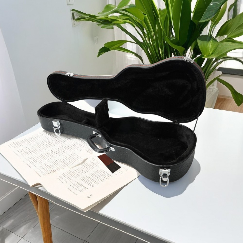 26-Inch Ukulele Hardshell Case - Molded To Body​, ​Python Embossed Texture & PVC