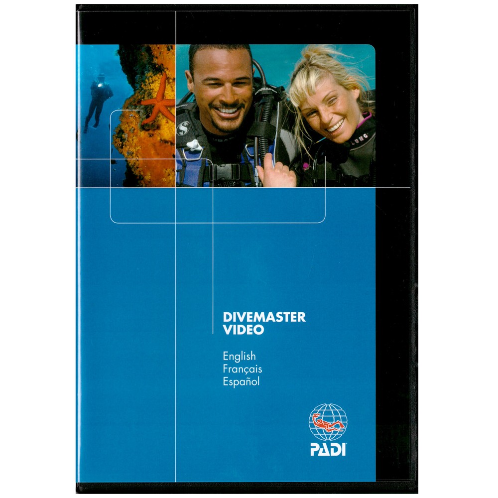 PADI Divemaster Multilingual DVD (E,F,S)