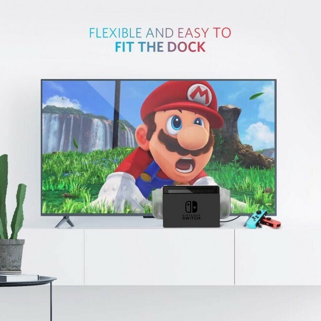 For Nintendo Switch Shockproof Waterproof Protective Case Cover - Black