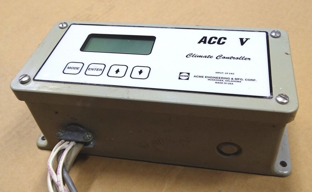 Acme Engineering & Mfg Corp. Input ac 24v 24vac Climate Controller ACC V Control