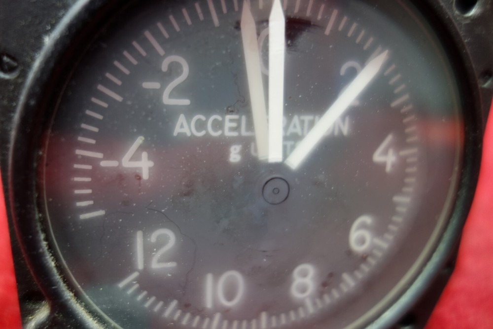 Aircraft Instruments Indicating Accelerometer PN 10-101