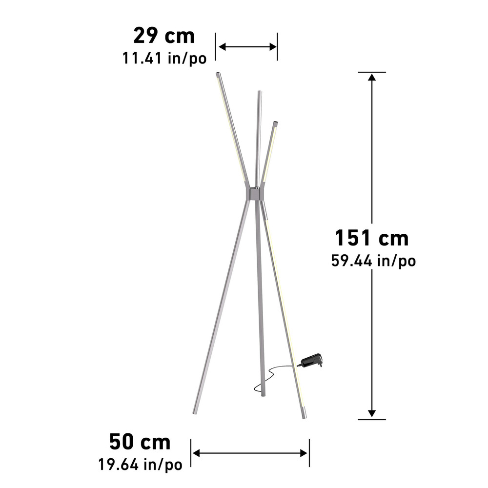Triad Floor Lamp, Lighting, Decor