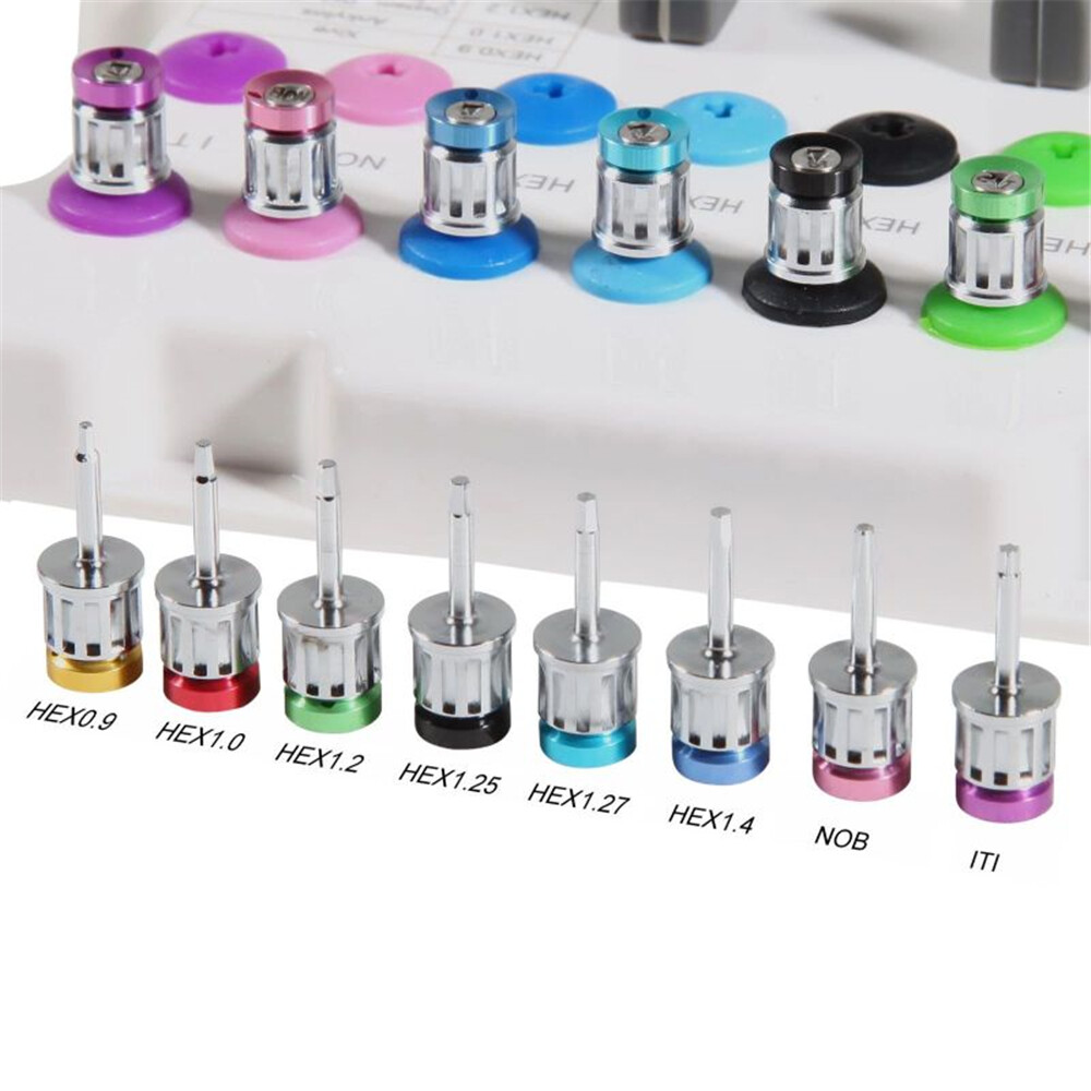 Dental Universal Implant Prosthetic Kit Torque Wrench Screw Drivers Remover Kit