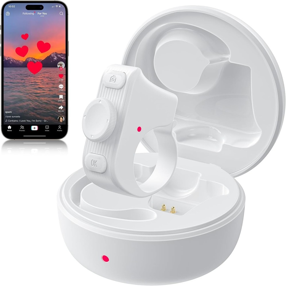 [Quick Connect, New Features] Remote Scrolling Ring for Tiktok,Page Turner for