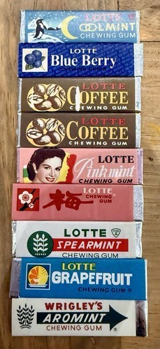 Vintage Gum Wrapper Lot 175+ Wrigley Adams Beech-Nut Lotte Chiclets Internationa
