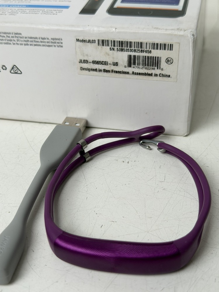 Jawbone UP2 Activity + Sleep Tracker Purple