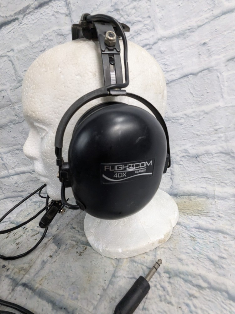 Flightcom Classic 40X Aviation Headset -Used r2