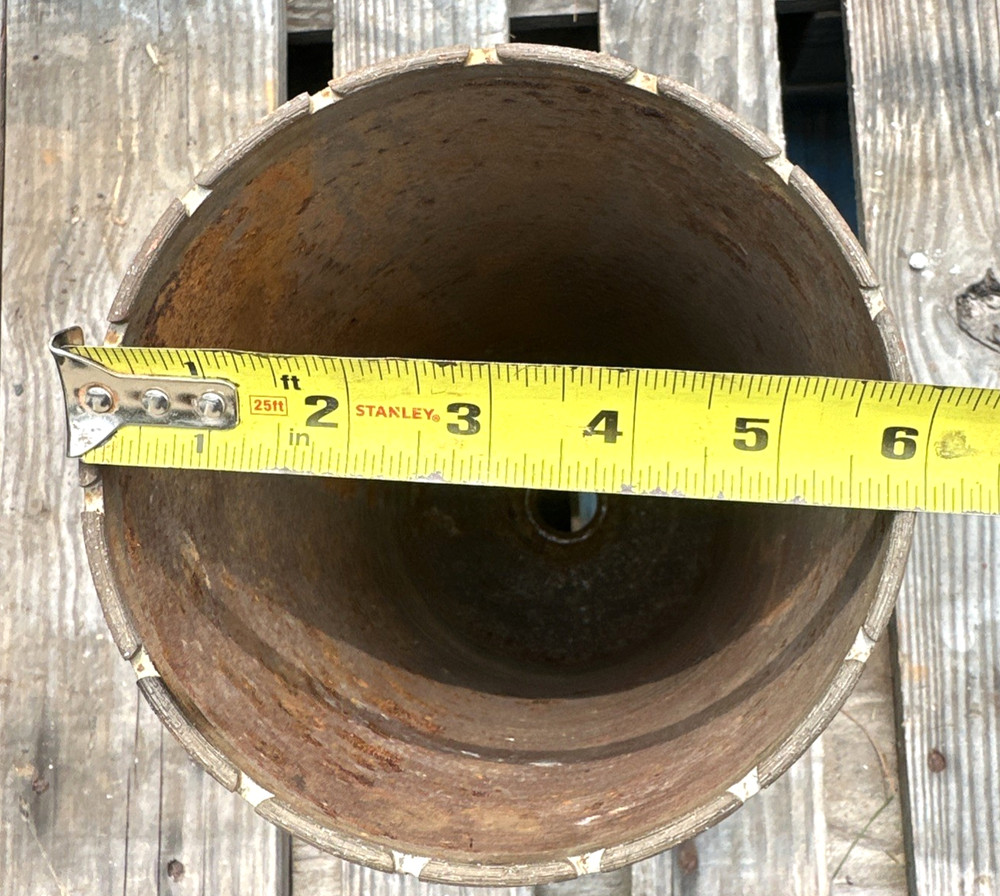 6” x  13.5" Core Drill Bit Diamond Core Drill Bit