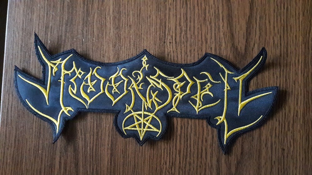 MOONSPELL,SEW ON GOLDEN EMBROIDERED LARGE BACK PATCH