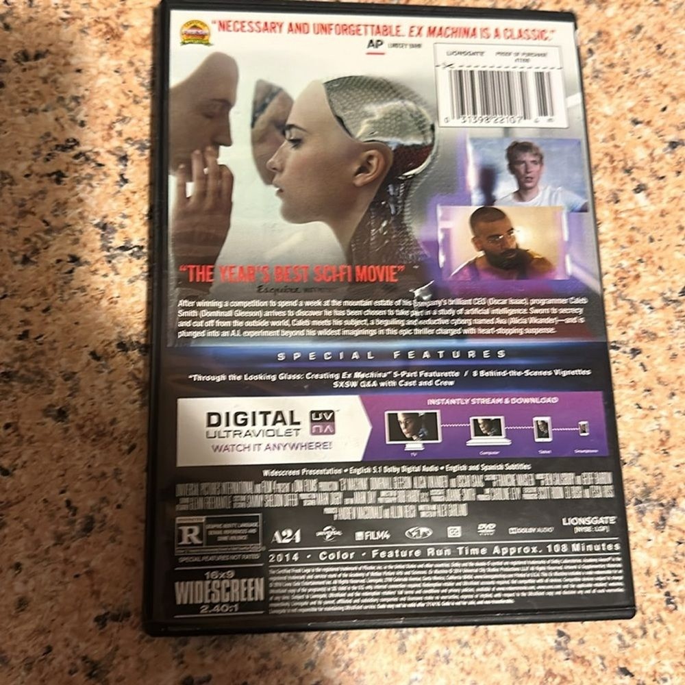 Ex Machina dvd