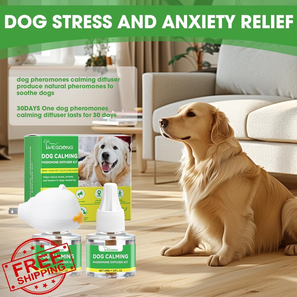 Dog Calming Diffuser Peeing Anxiety Relief 1 Plug 45ml Trial