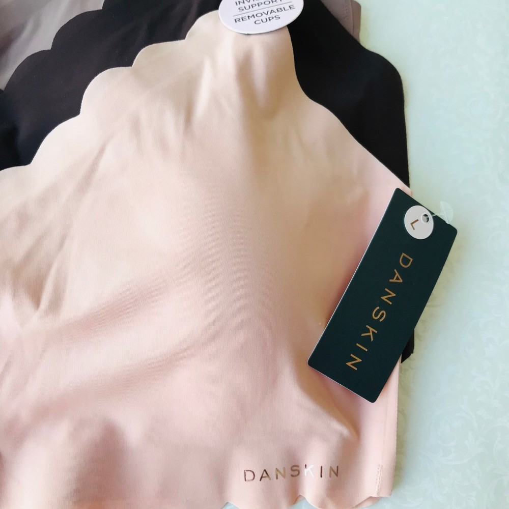 Danskin Invisible Support BRAS, Removable Cups 3-set Size : L