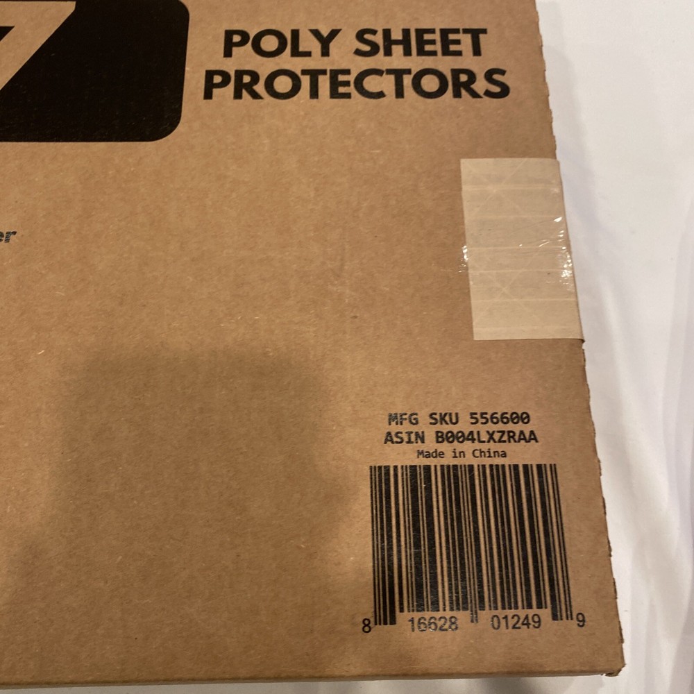 Ruby Paulina 11x17 Poly Sheet Protectors pack of 25