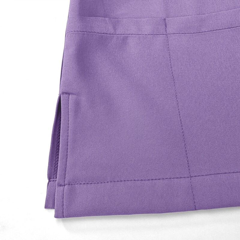 Unisex STRETCH Scrub Set Solid V-Neck Top Not-joger Pant Men Women Nurse Uniform