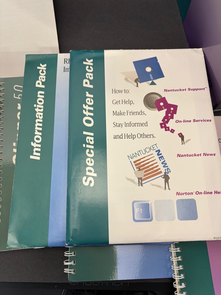 Nantucket Clipper v5.01 Application Development System IBM PS/2 PC XT AC 5.25
