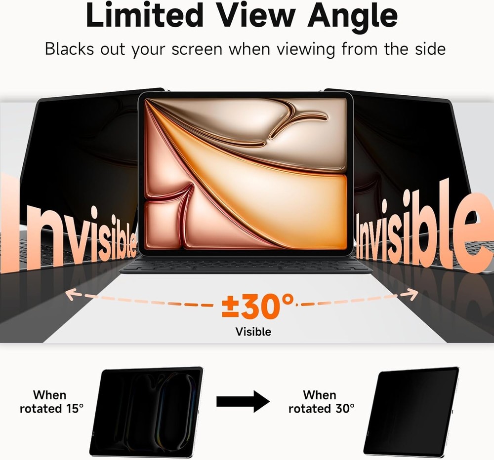 iPad Mini 6/7 Privacy Screen Protector Matte