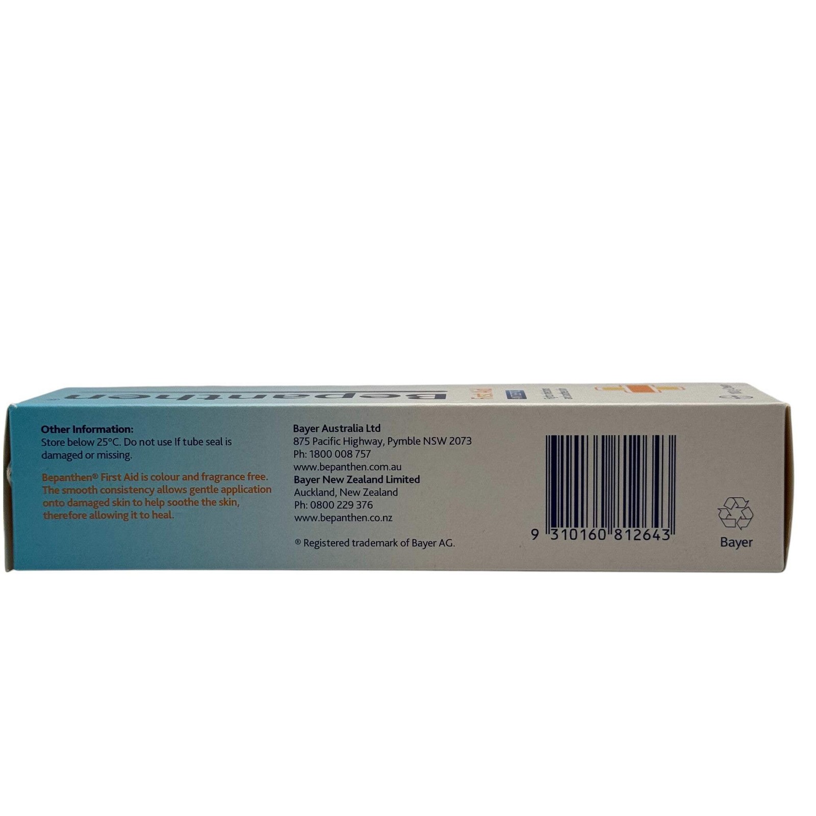 Bepanthen First Aid Cream 100g – Protective Skin Care