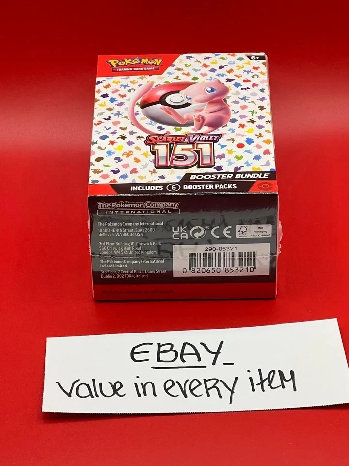 Pokemon TCG Scarlet & Violet 151 Booster Bundle BRAND NEW FACTORY SEALED