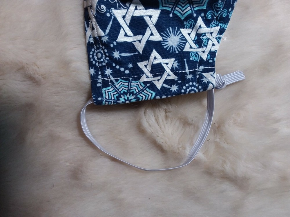 Hanukkah Cotton Face Mask Large