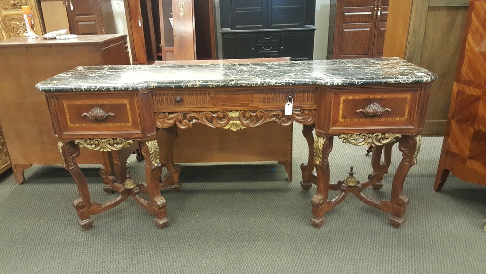 Marble Top Sideboard