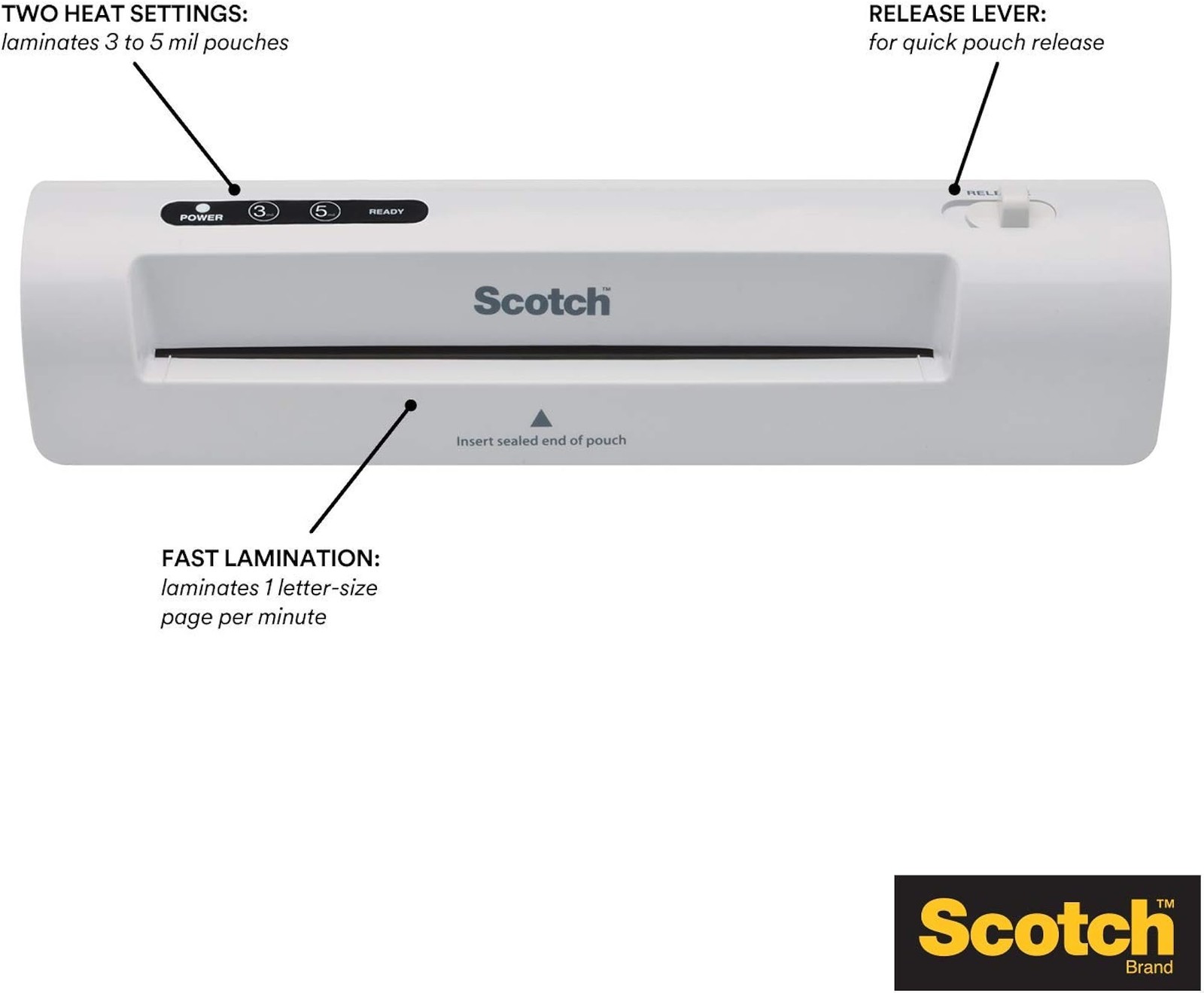 Thermal Laminator 9In 5Mil Max - White - Laminator