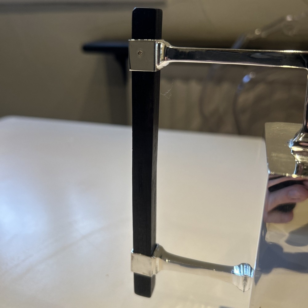 Silver Plated Art Deco Christopher Dresser Style Rectangular unusual Shape Rare