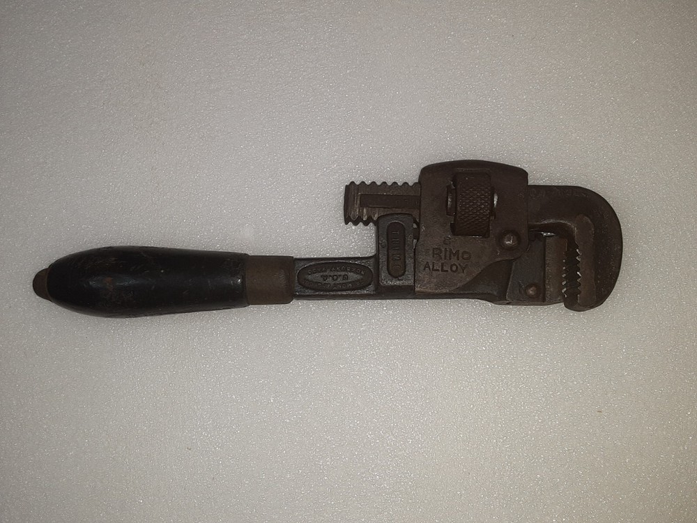 Antique 7 1/2" Trimo Pipe/Monkey Wrench ~ works