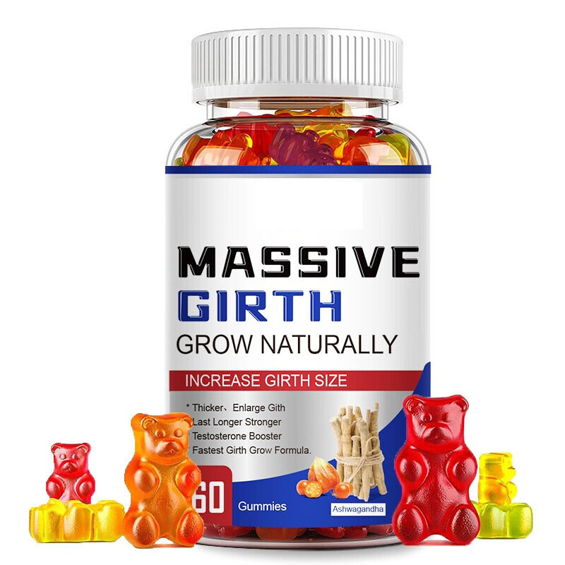 Male Enhancement Gummies Booster & Thicker Last Longer Stronger Bigger 60 Gummy