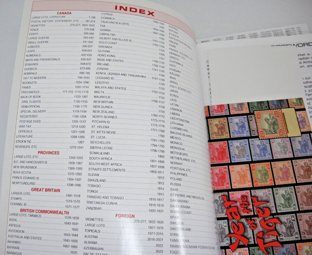 Maresch 2010 Stamp Auction Catalog w Prices Realized Canada Provinces US Foreign