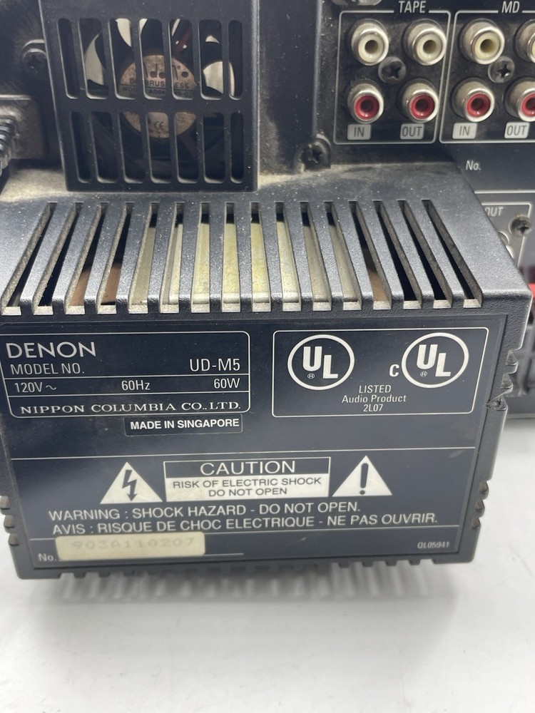 Denon UD-M5 Personal Component System CD Receiver 3 Disc Working Condition