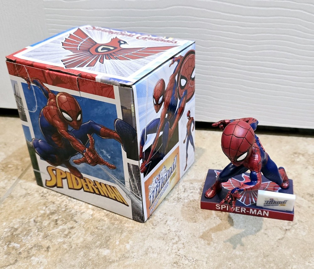 NEW Springfield Cardinals Spider-Man Marvel Bobblehead SGA 7-13-24 NIB