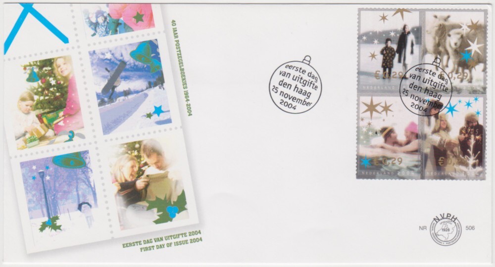 Netherlands FDC 2004, December Stamps 2004, mint