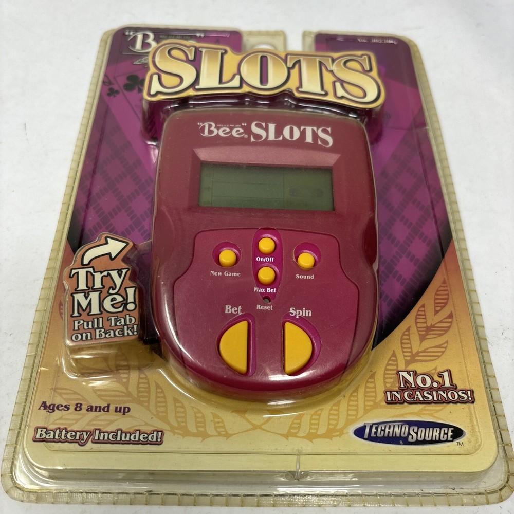 Techno Source Bee Slots Electronic Handheld Game Sealed Cracked Bubble