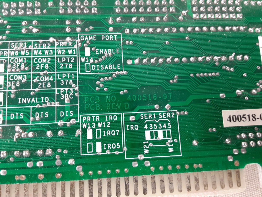 Data Technology J8Y2278VL Vesa Local Bus Multi I/O Controller IDE - UNTESTED