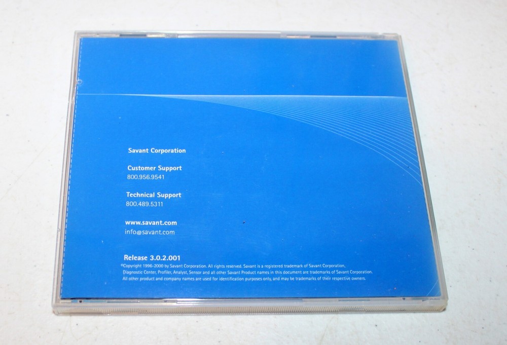 Savant Release 3.0.2.001 (CD, 2000)