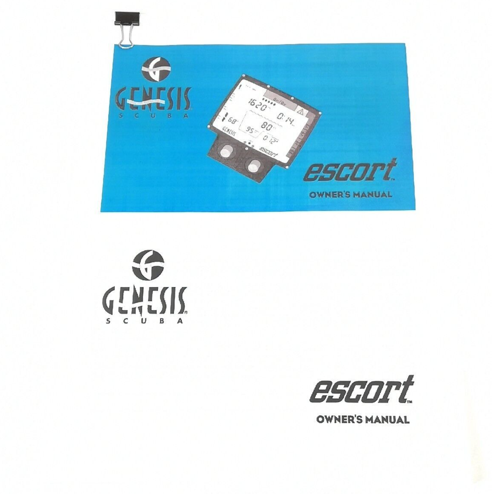 Genesis Escort Scuba Dive Computer Printed Manual