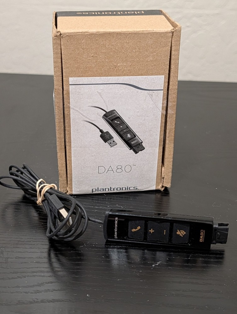 Plantronics DA80 USB Audio Processor Telephone Headset