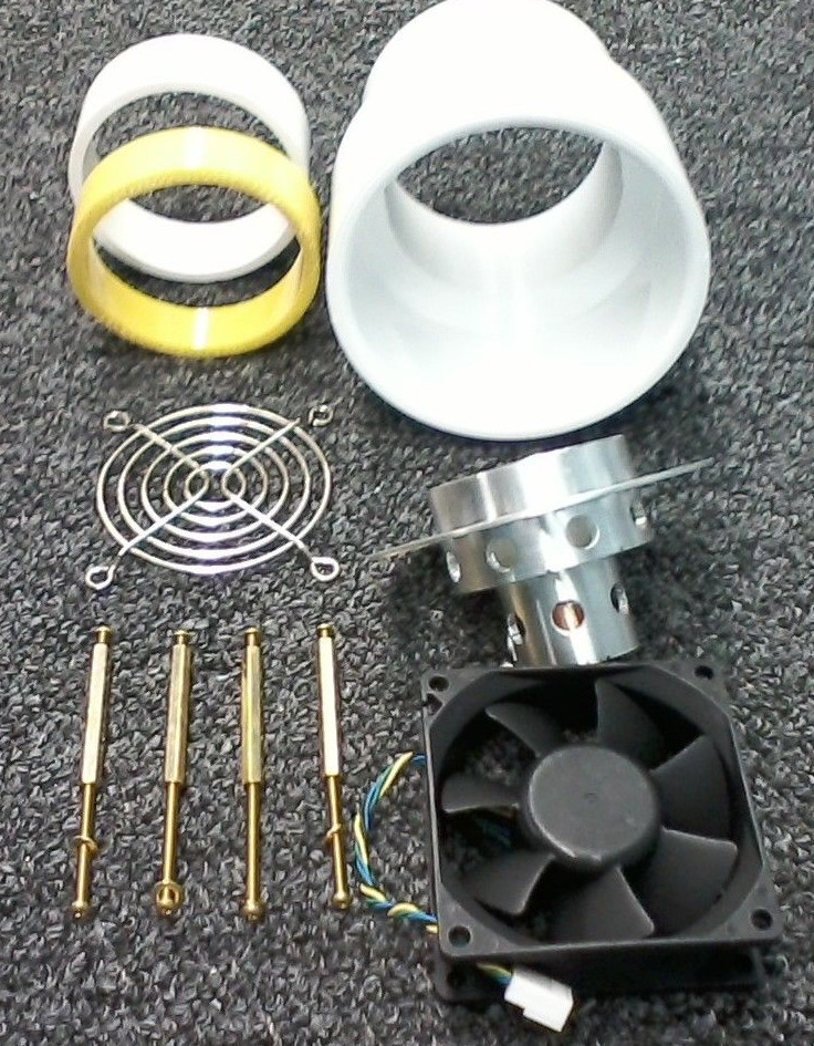 Tube socket,fan,chimney for GI-46b  Heathkit SB-220 Kenwood TL-922 KK4NOZ 3-500z
