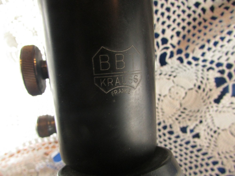 Ancient Microscope BBT Krauss 36cm
