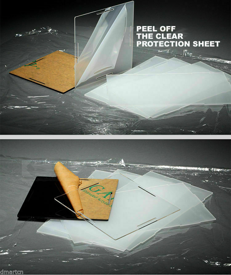 Acrylic Plastic Display Case Box Dustproof Self-Assembly Various Sizes to Choose