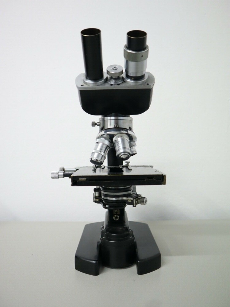 VINTAGE CZECH MEOPTA BINOCULAR MICROSCOPE