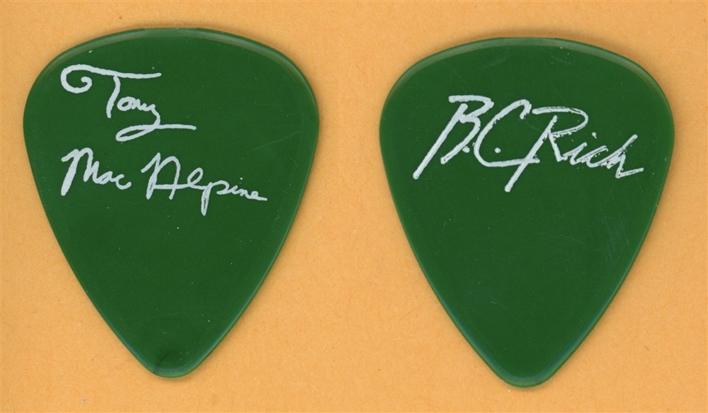 Tony MacAlpine Vintage Guitar Pick - 1987 Maximum Security Tour