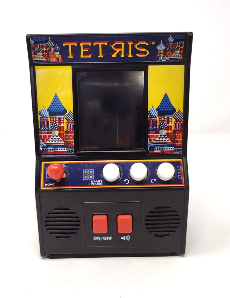 Basic Fun 2018 Tetris 5.5 Arcade Classics Handheld Electronic Game Tested Works
