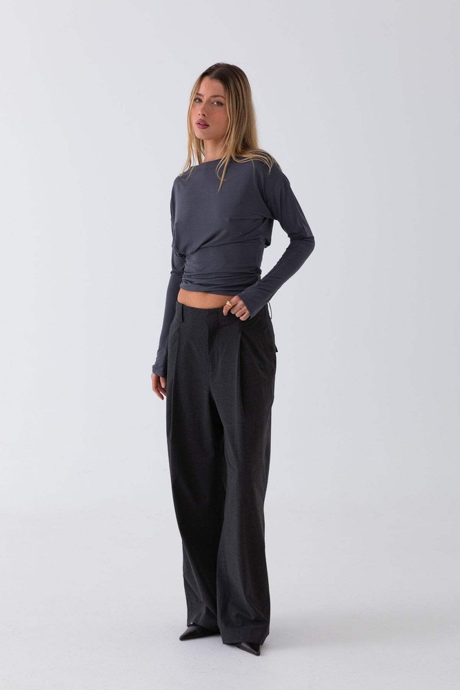 Marlo Top - Charcoal