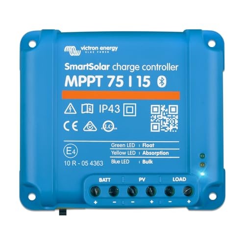 SmartSolar MPPT Solar Charge Controller (Bluetooth) - Charge 75V, 15A