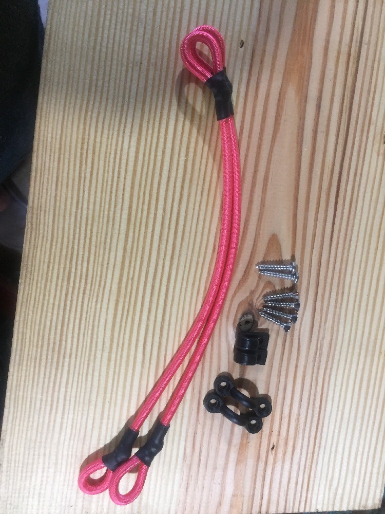 boat rod straps Pink