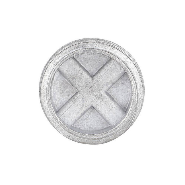 1/2 in. Metallic Weatherproof Box Closure Plug Gray (4-Pack) - Durable, Secure