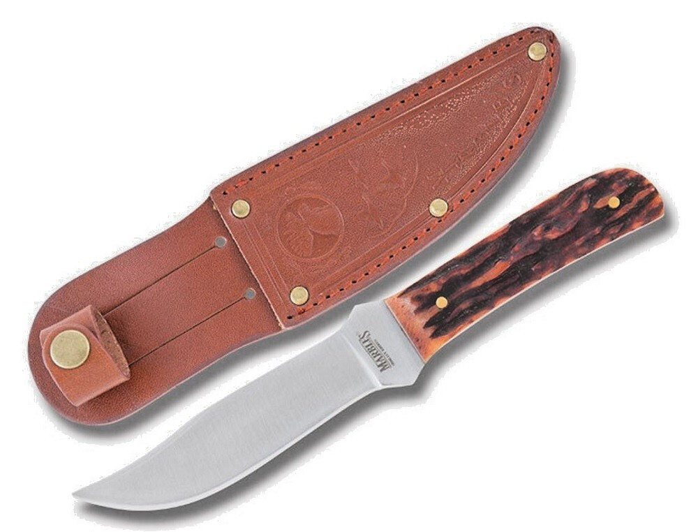 Marble's Outers Bone Handle Hunter - Fixed Blade Hunting Knife & Sheath