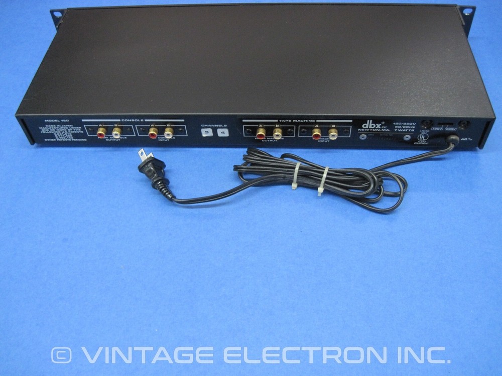 dbx 150 Type I Noise Reduction System - Audio Processor for Tape etc. (w/MANUAL)